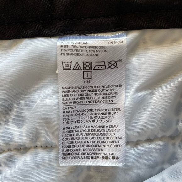 Banana Republic Sloan Crop Black White Pattern Casual Dress Pants Women’s 12 - Picture 8 of 12